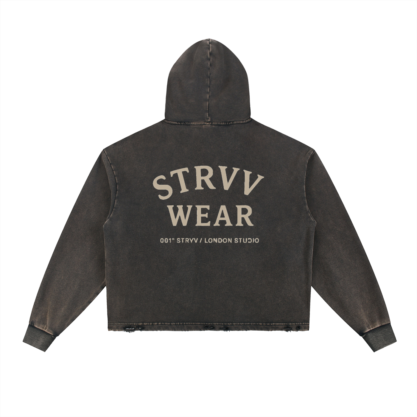 Raw Hem Hoodie
