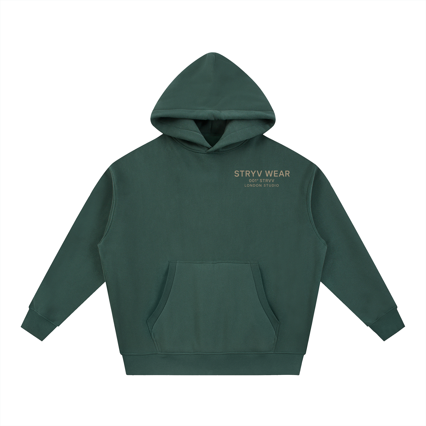 Essential Oversized Boxy Fit Fleece Hoodie