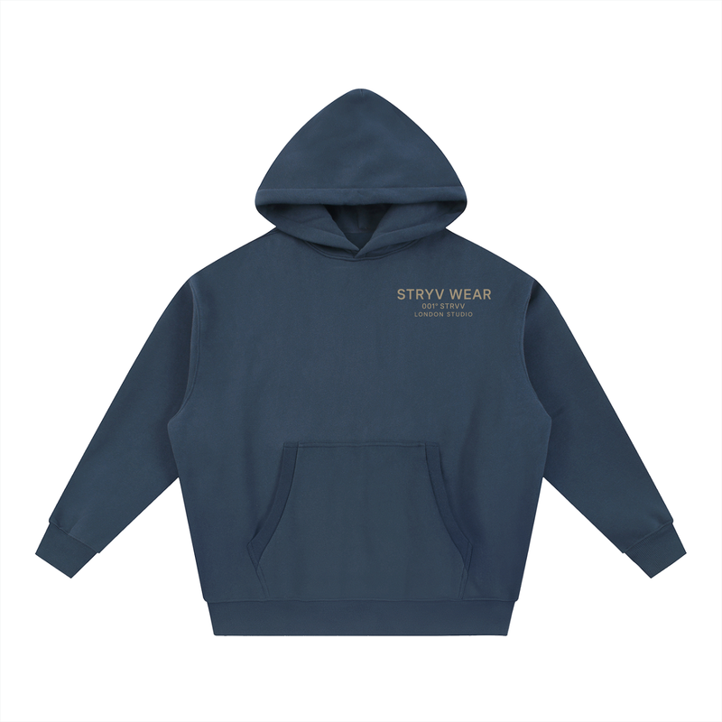Essential Oversized Boxy Fit Fleece Hoodie