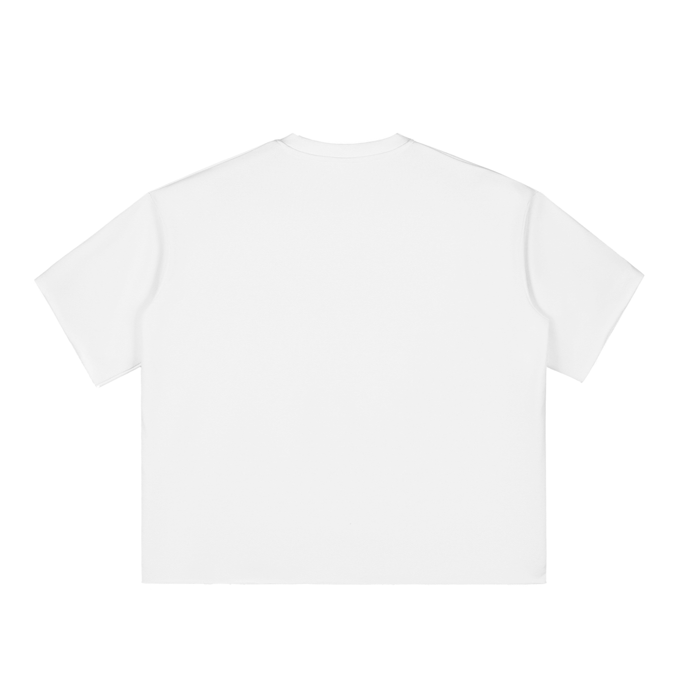 Boxy Half - Sleeve Raw - Edge T-Shirt - STRYV Wear