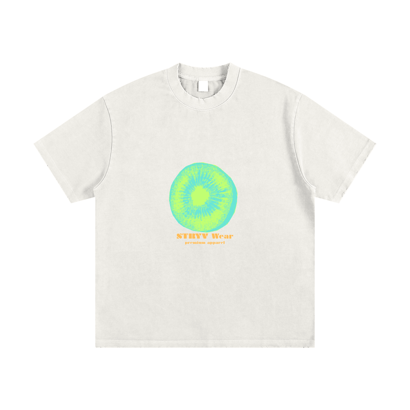 Heavyweight Vintage Washed Frayed T-Shirt - STRYV Wear