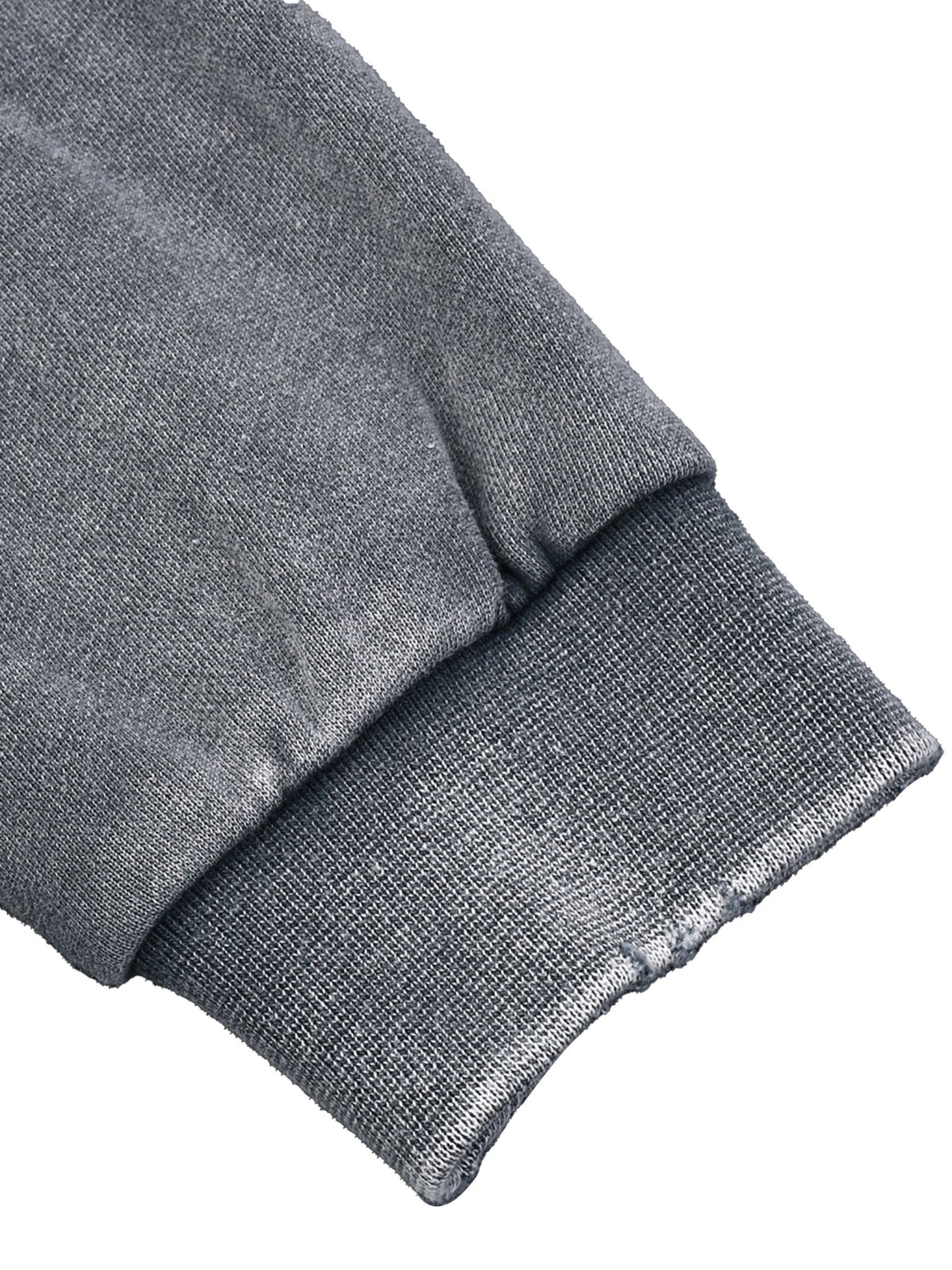 Snow Washed Raw Edge Cropped Sweatshirt - STRYV Wear