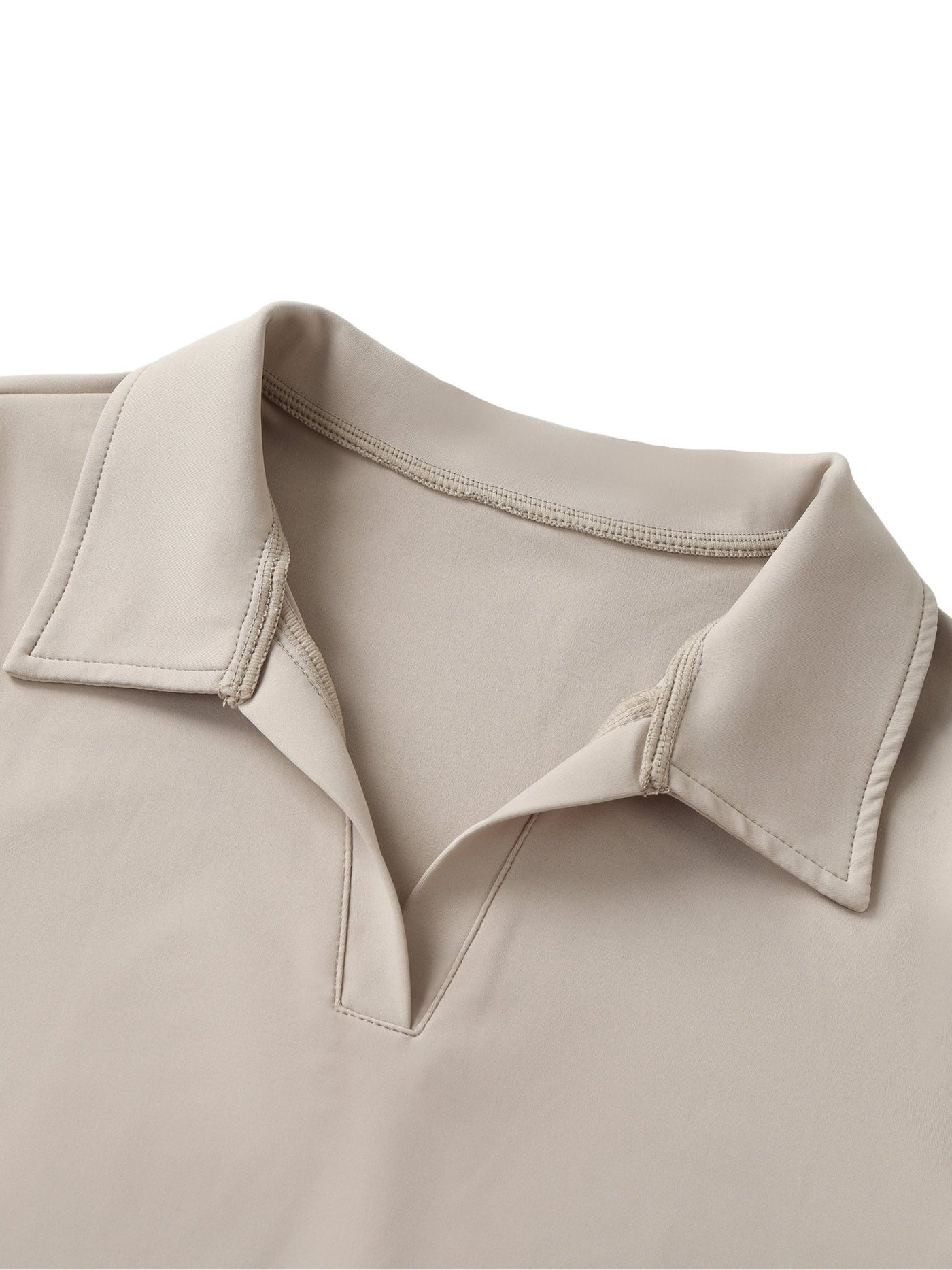 V - Neck Lapel Crop Top - STRYV Wear