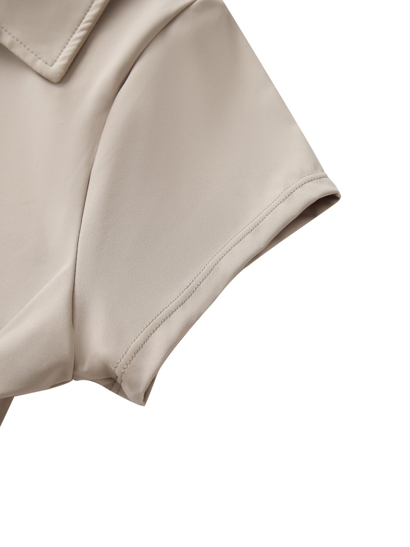 V - Neck Lapel Crop Top - STRYV Wear