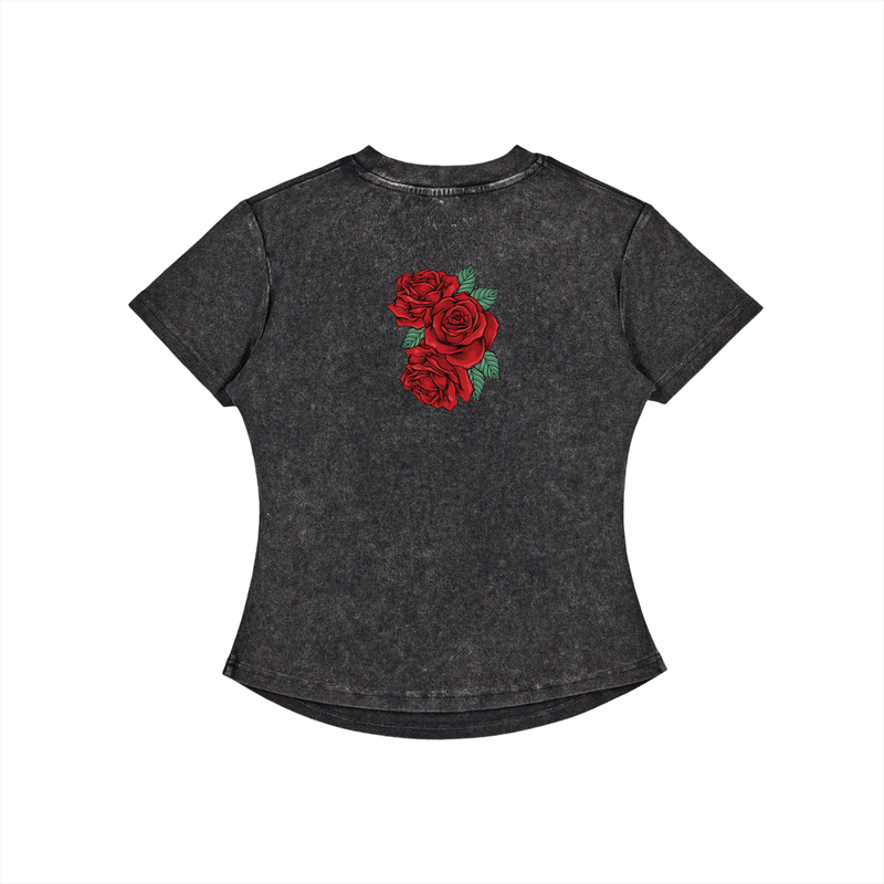 Vintaged - Wash Bodycon Cotton T-Shirt - STRYV Wear