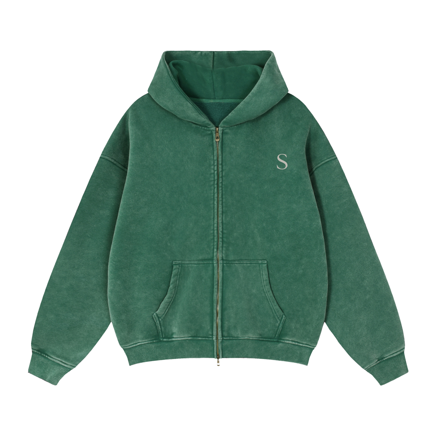 Essential Zip Box Hoodie