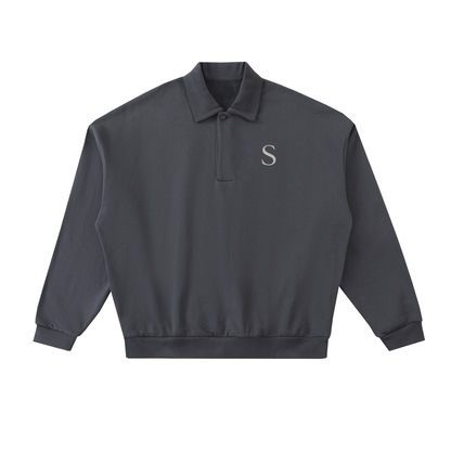 Heavyweight Fleece Polo Sweatshirt - STRYV Wear