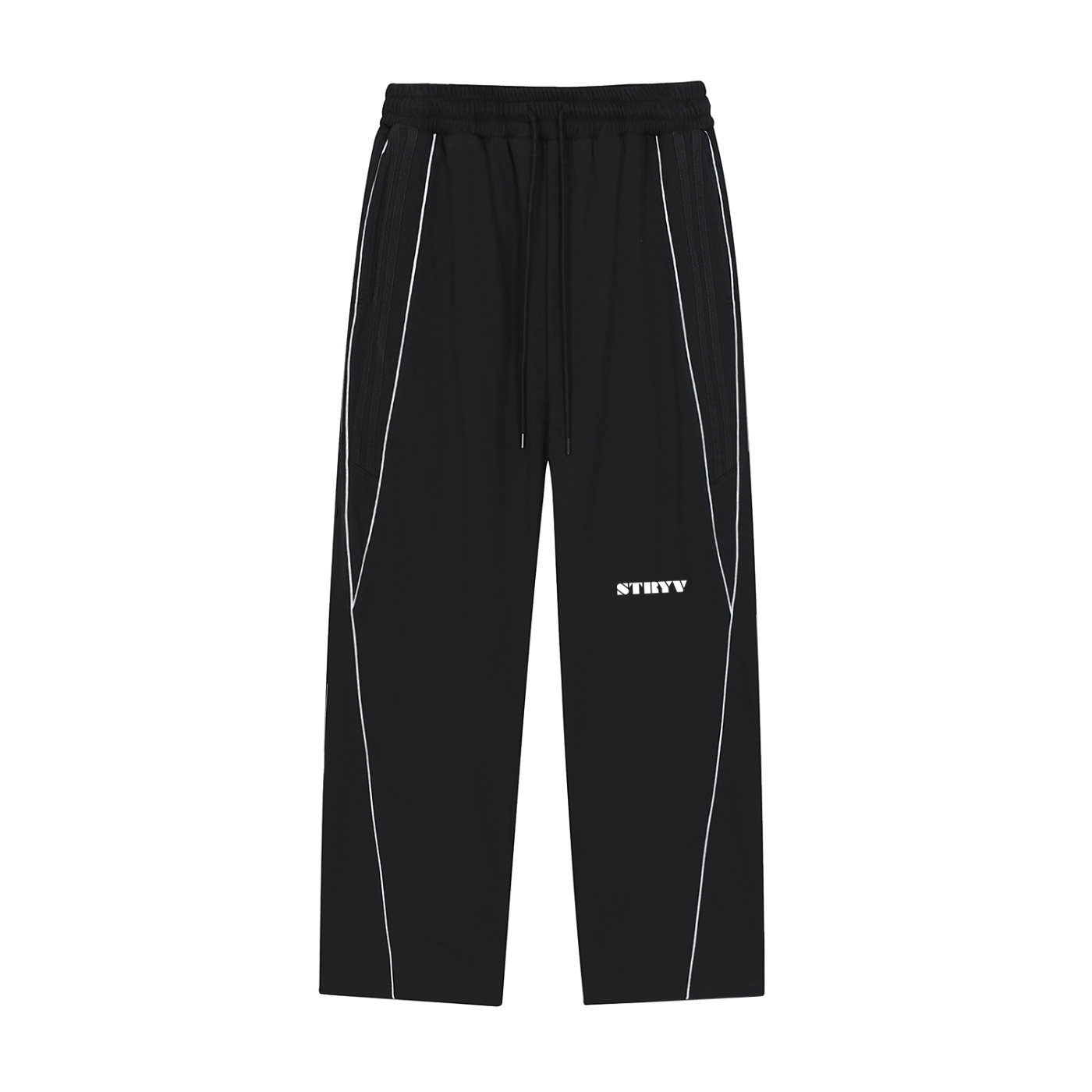 Reflection Striped Straight-Leg Sweatpants - STRYV Wear