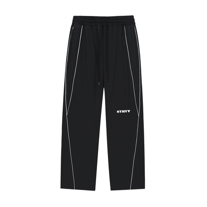 Reflection Striped Straight-Leg Sweatpants - STRYV Wear