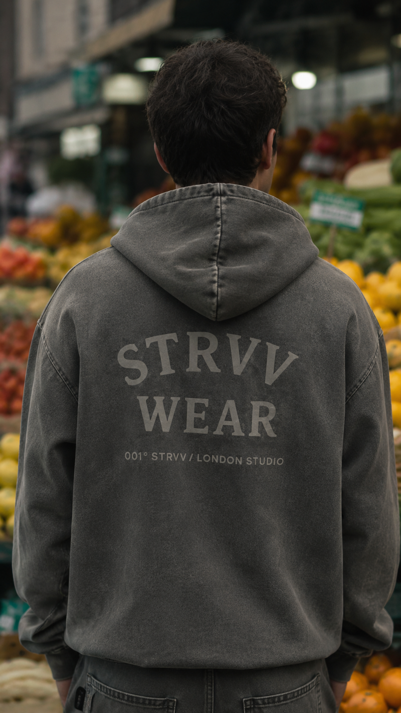 Raw Hem Hoodie
