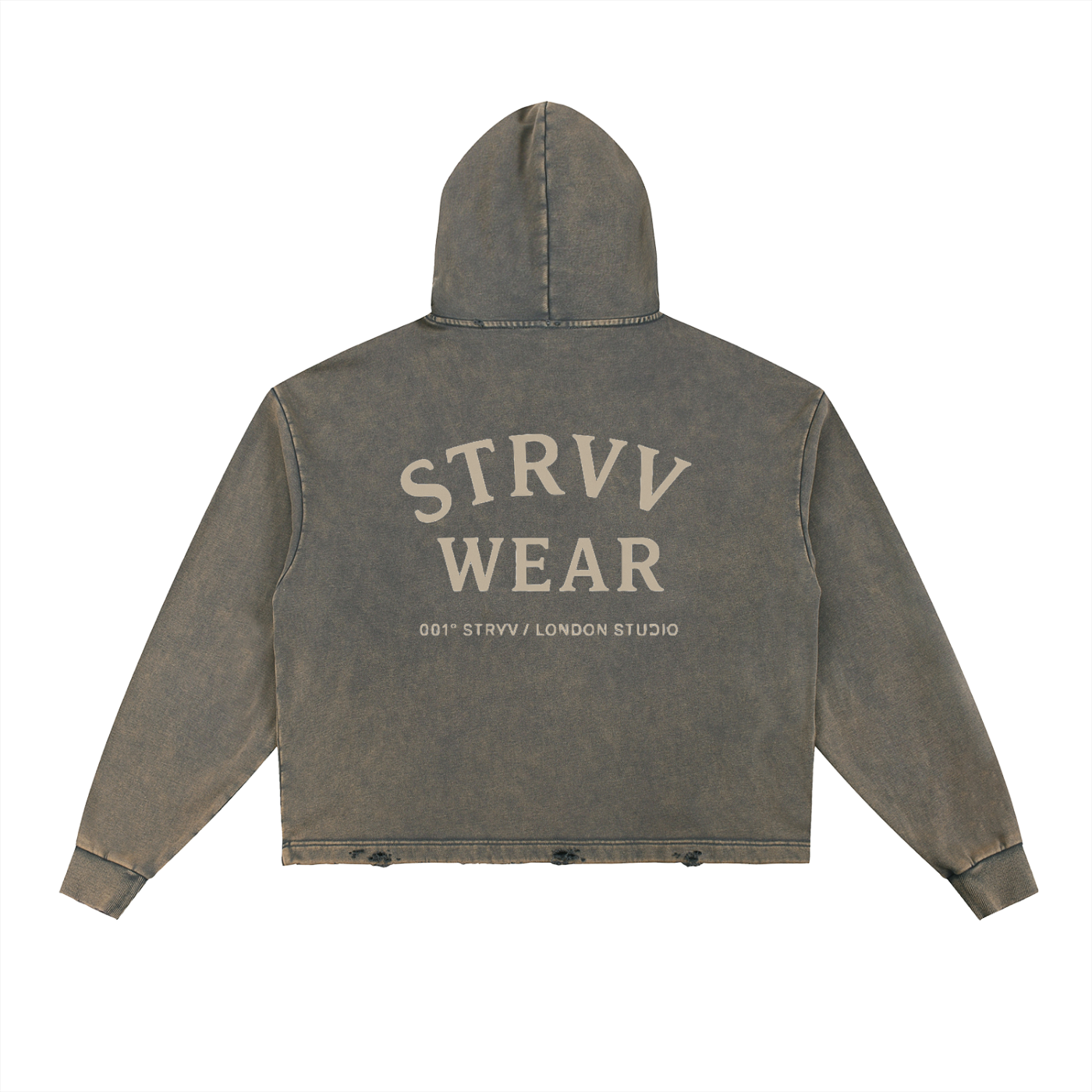 Raw Hem Hoodie