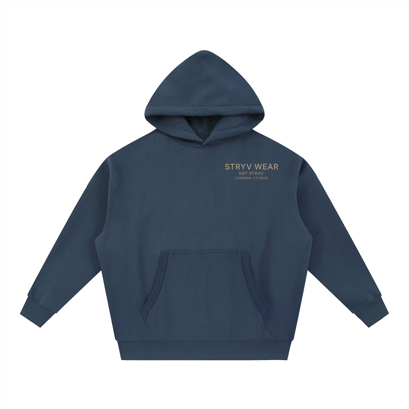 Essential Oversized Boxy Fit Fleece Hoodie