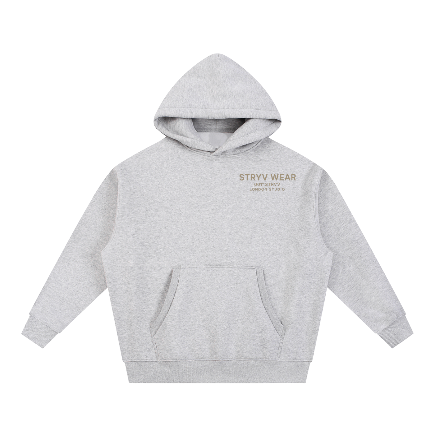 Essential Oversized Boxy Fit Fleece Hoodie