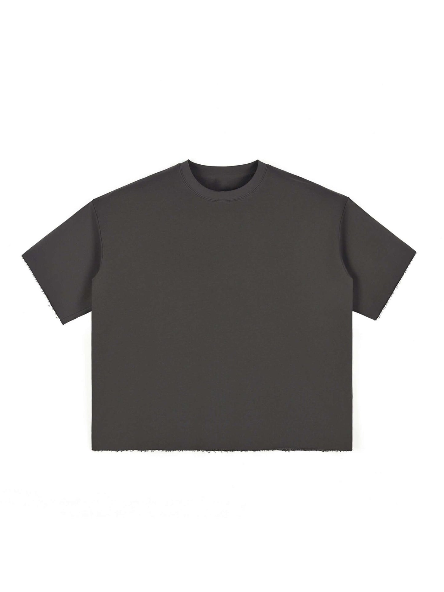 Boxy Half - Sleeve Raw - Edge T-Shirt - STRYV Wear
