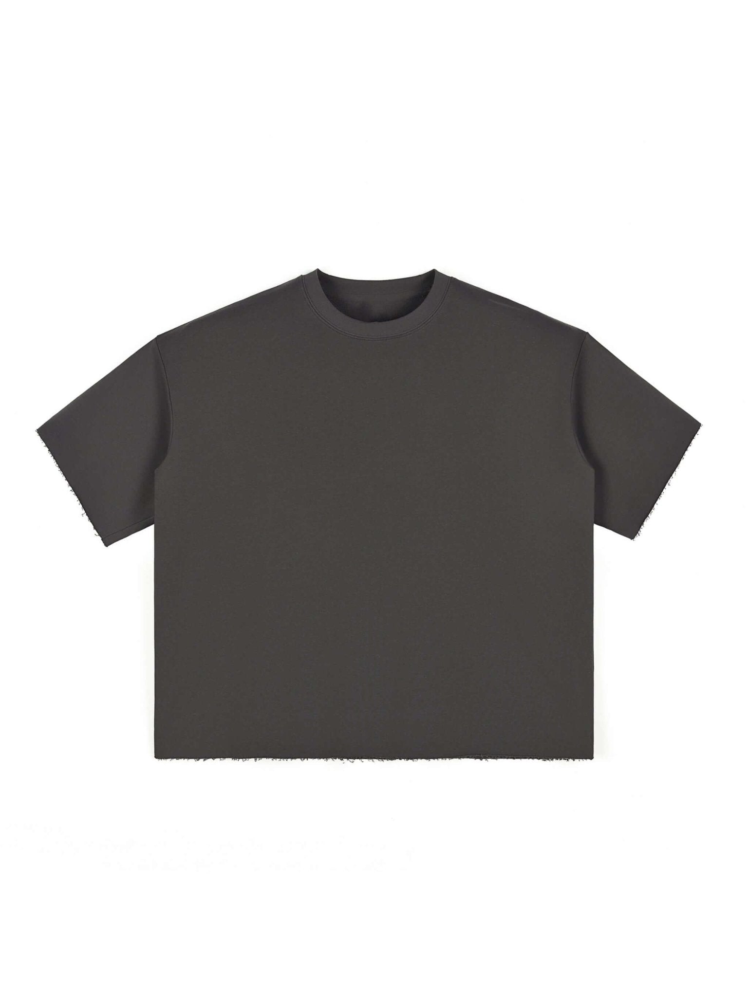 Boxy Half - Sleeve Raw - Edge T-Shirt - STRYV Wear