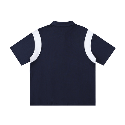 Contrast Panel Cotton Polo Shirt - STRYV Wear