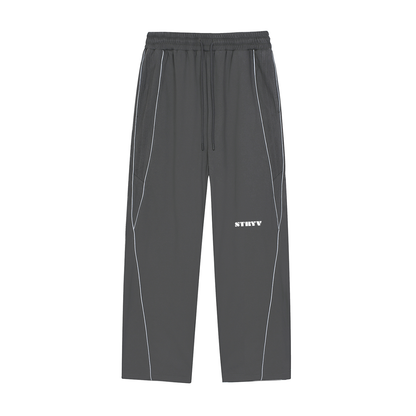 Reflection Striped Straight-Leg Sweatpants - STRYV Wear