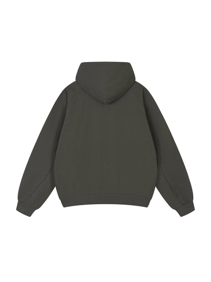 Dolman Sleeve Zip - Through Fleece Hoodie - STRYV Wear