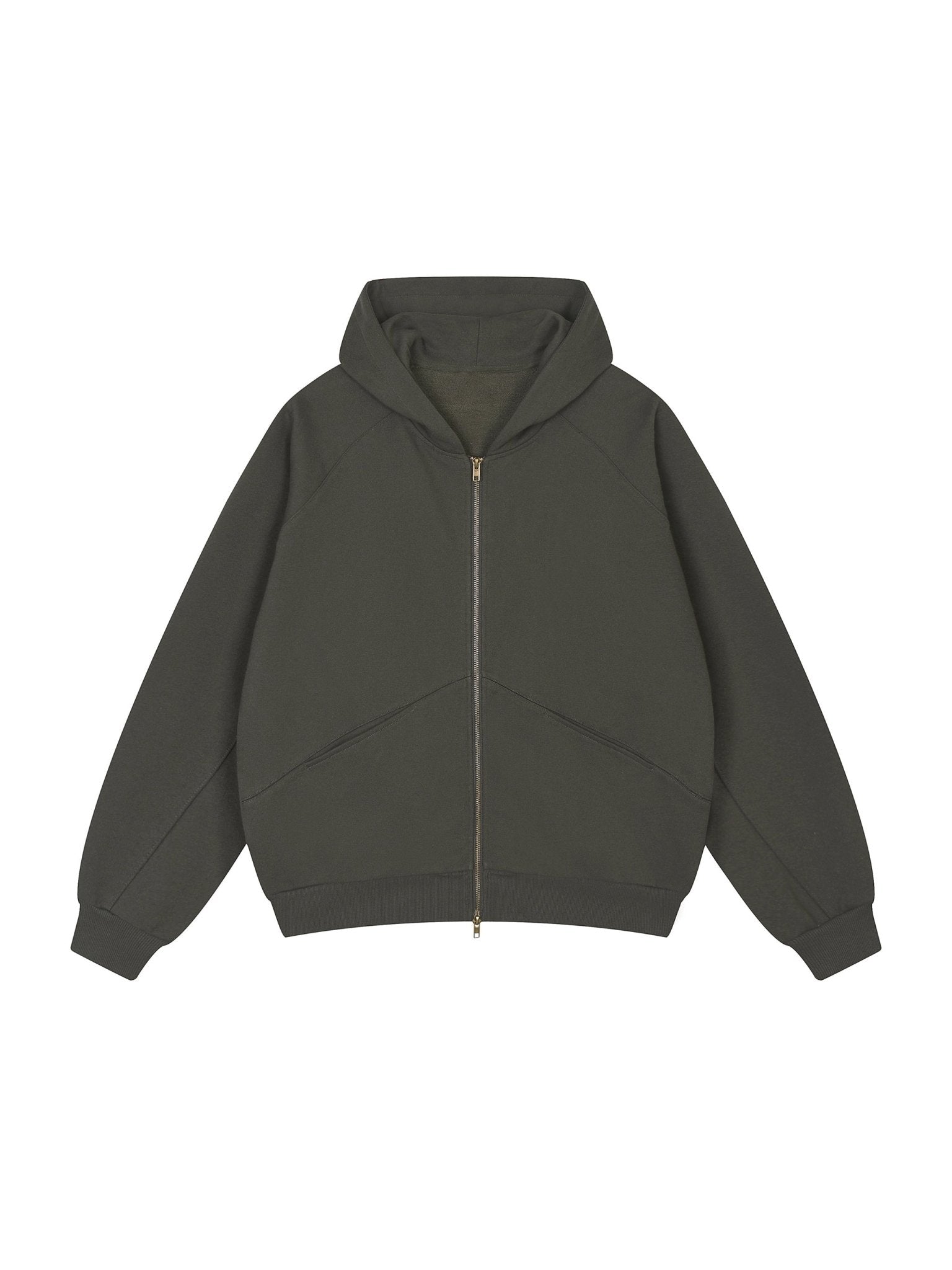 Dolman Sleeve Zip - Through Fleece Hoodie - STRYV Wear