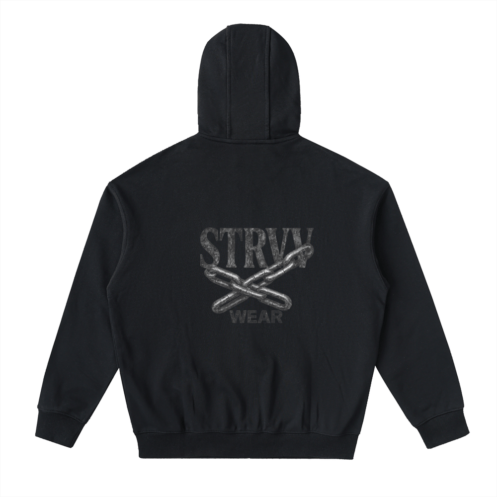 Drop - Shoulder Zip Up Hoodie - STRYV Wear