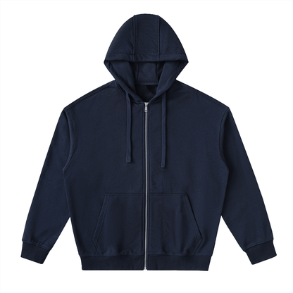 Drop - Shoulder Zip Up Hoodie - STRYV Wear