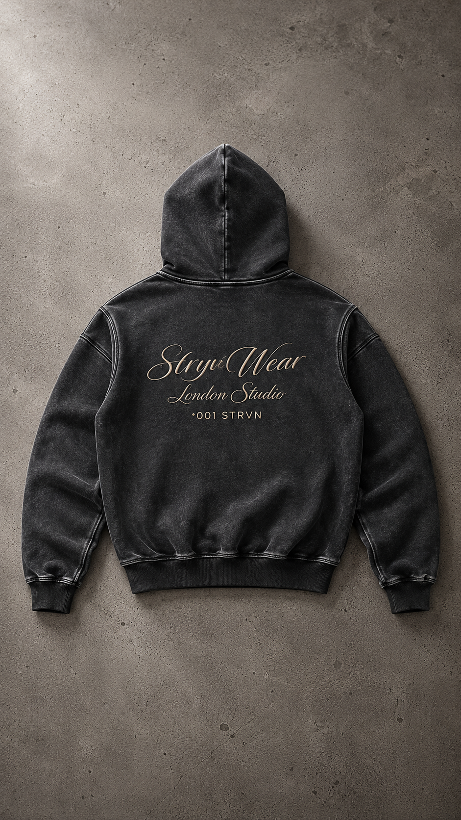 Snow Wash Fleece Oversize Hoodie