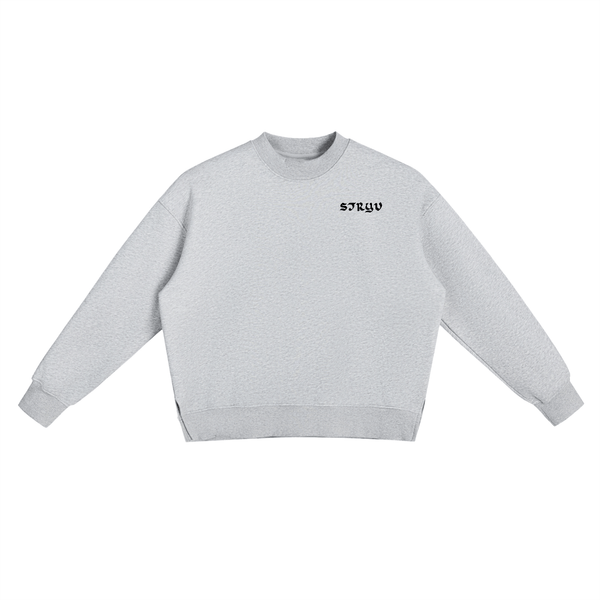 Fleece Side Slit Crewneck Sweatshirt - STRYV Wear