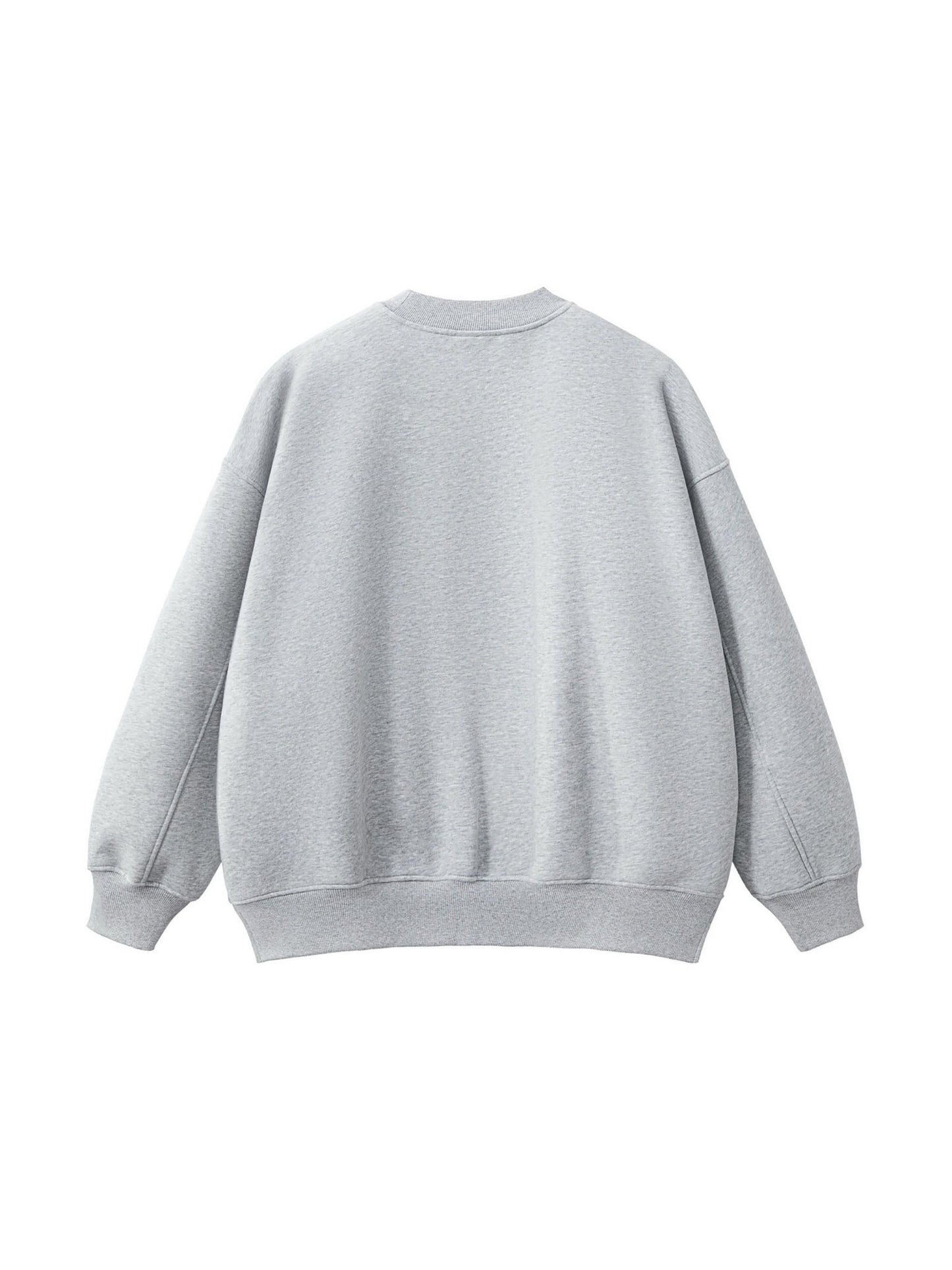 Fleece Side Slit Crewneck Sweatshirt - STRYV Wear