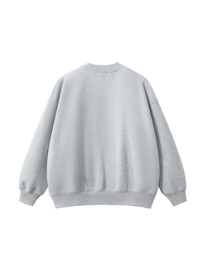 Fleece Side Slit Crewneck Sweatshirt - STRYV Wear