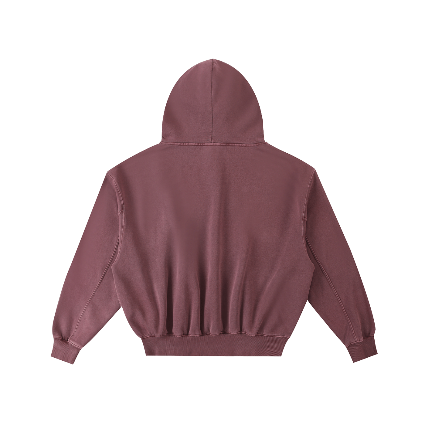 Frayed Enzyme Washed Fleece Hoodie - STRYV Wear