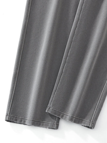 Frayed Enzyme Washed Fleece Sweatpants - STRYV Wear