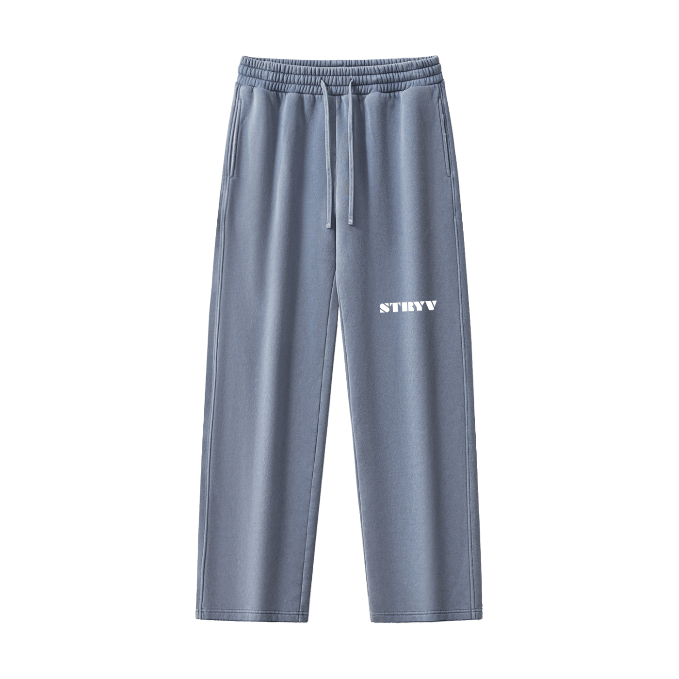 Frayed Enzyme Washed Fleece Sweatpants - STRYV Wear