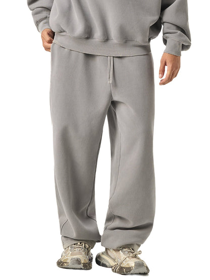 Frayed Enzyme Washed Fleece Sweatpants - STRYV Wear