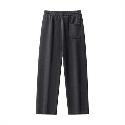 Frayed Enzyme Washed Fleece Sweatpants - STRYV Wear