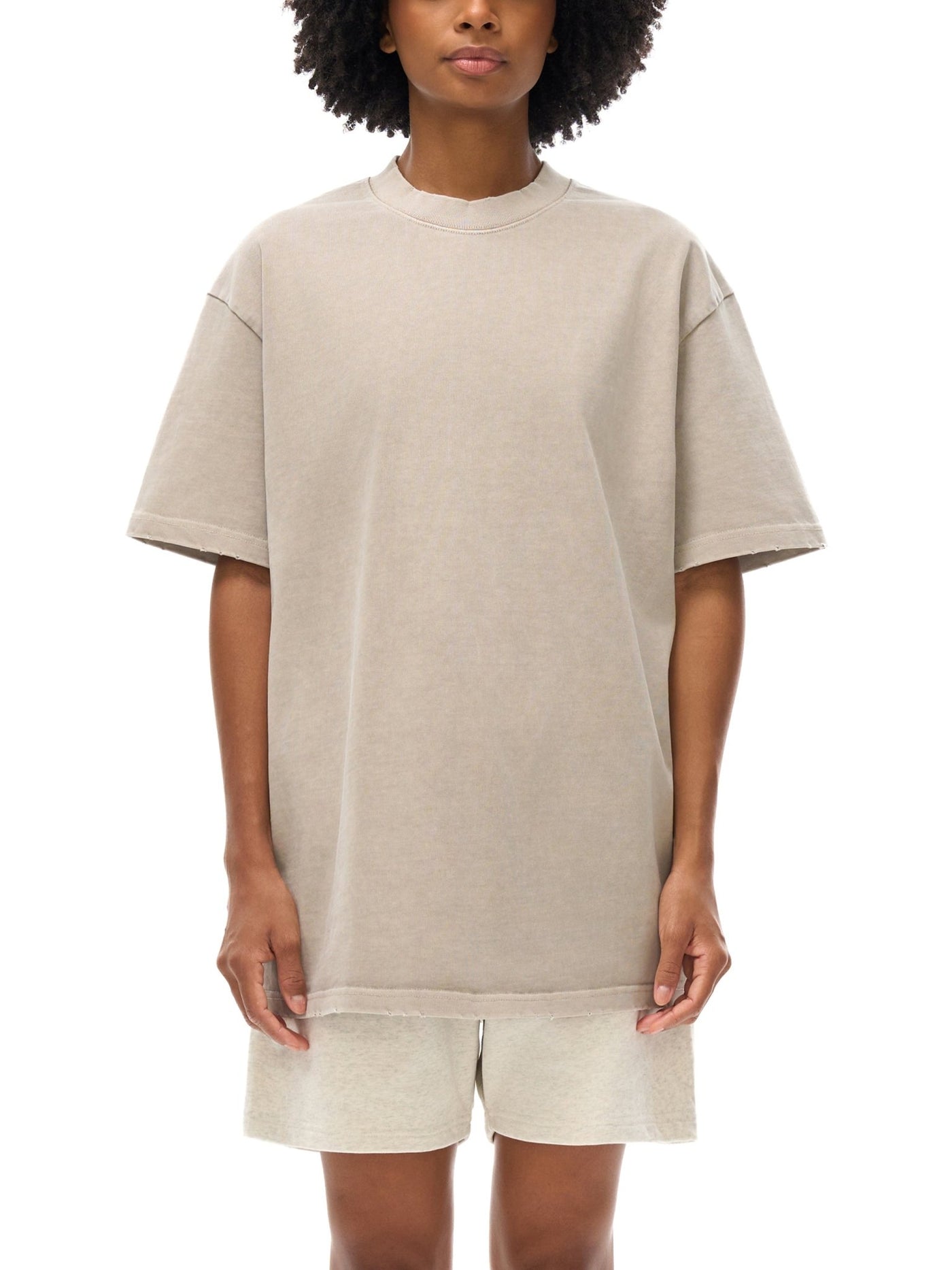 Heavyweight Vintage Washed Frayed T-Shirt - STRYV Wear