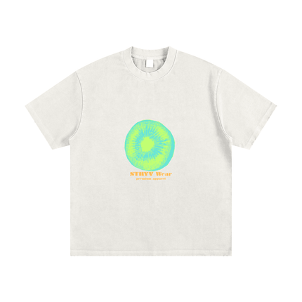 Heavyweight Vintage Washed Frayed T-Shirt - STRYV Wear