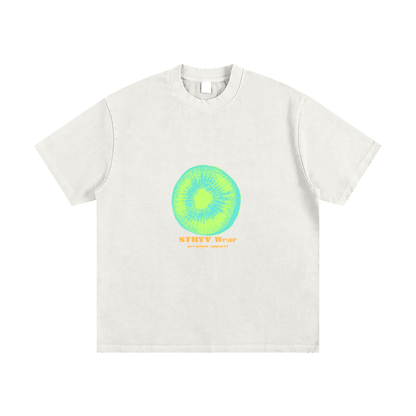 Heavyweight Vintage Washed Frayed T-Shirt - STRYV Wear