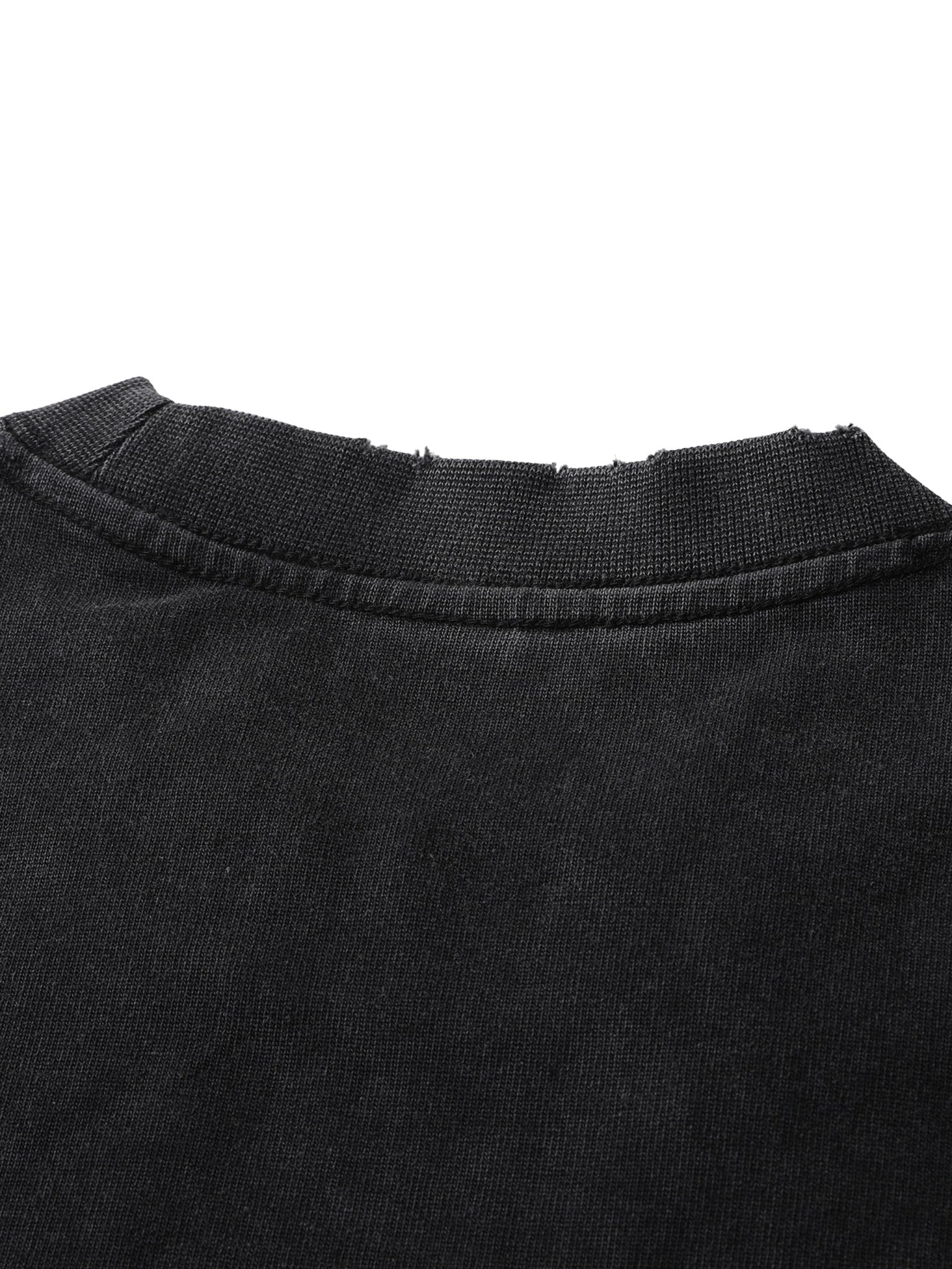 Heavyweight Vintage Washed Frayed T-Shirt - STRYV Wear