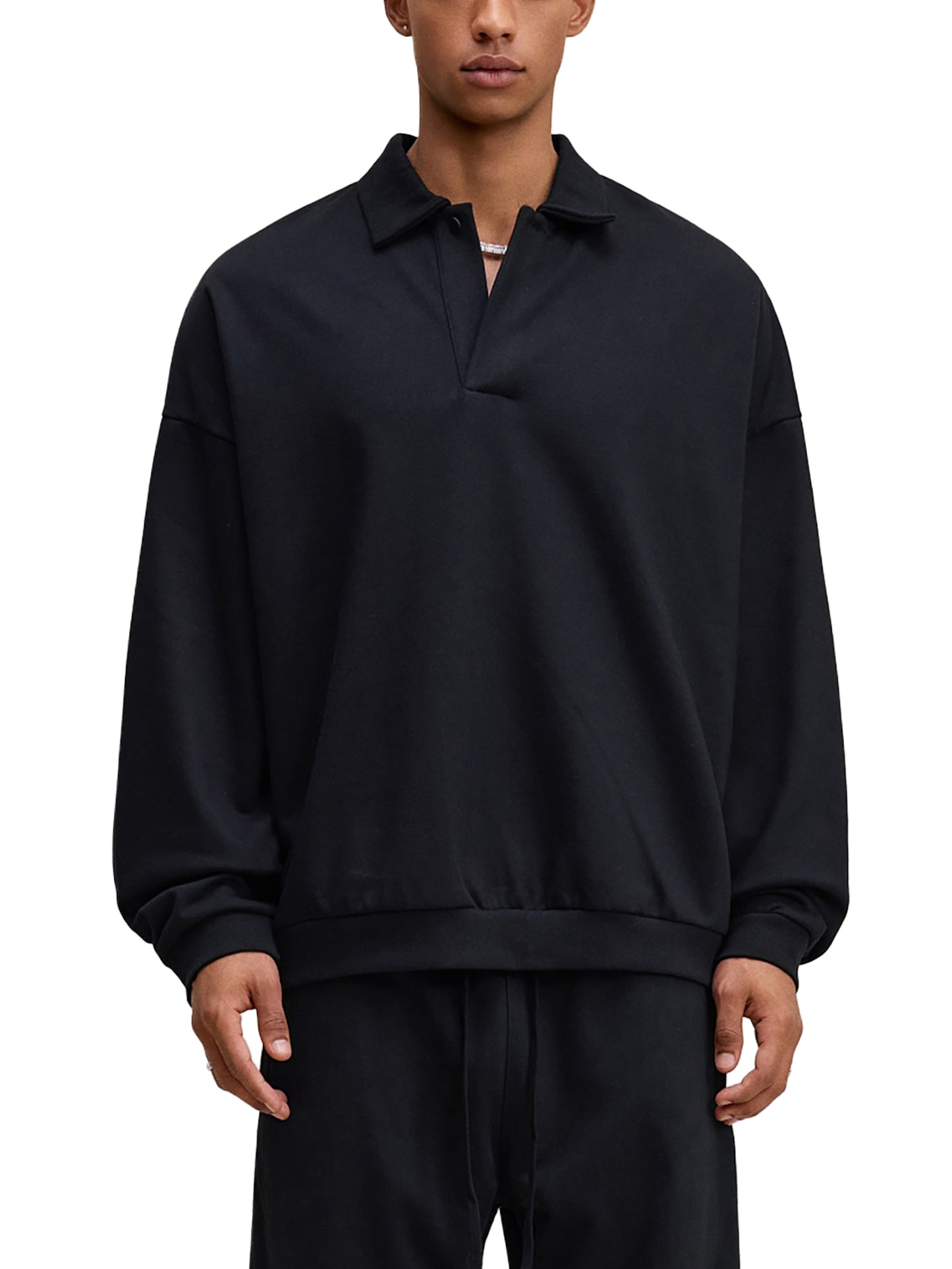 Heavyweight Fleece Polo Sweatshirt - STRYV Wear
