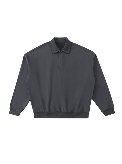 Heavyweight Fleece Polo Sweatshirt - STRYV Wear