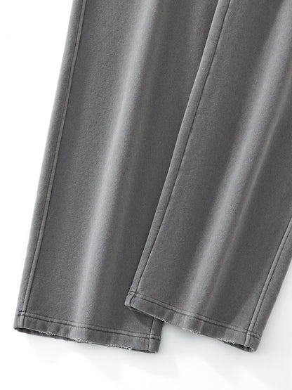 Frayed Enzyme Washed Fleece Sweatpants - STRYV Wear