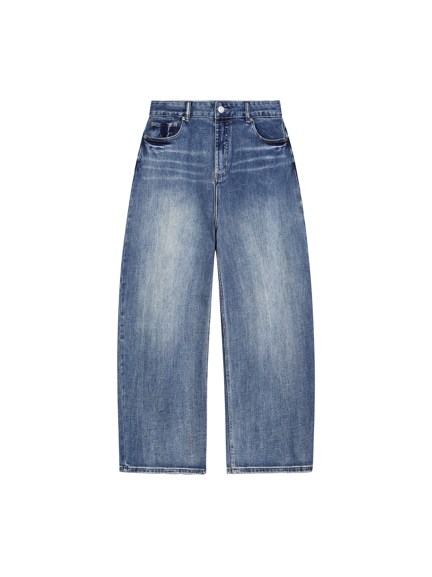 Sun Fade Heavyweight Denim Jeans
