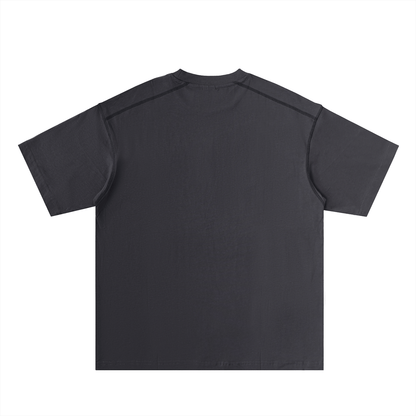 Oversized Contrast - Stitched Cotton Tee - STRYV Wear