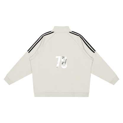 Reflection Striped Raglan Sleeve Jacket - STRYV Wear