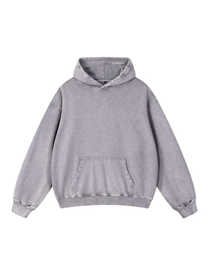 Snow Wash Hand - Frayed Heavyweight Hoodie - STRYV Wear
