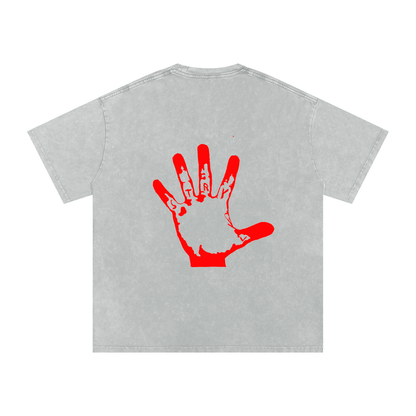 Snow Washed Oversized Cotton T-Shirt - STRYV Wear