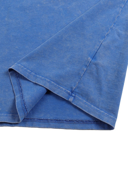 Snow Washed Oversized Cotton T-Shirt - STRYV Wear