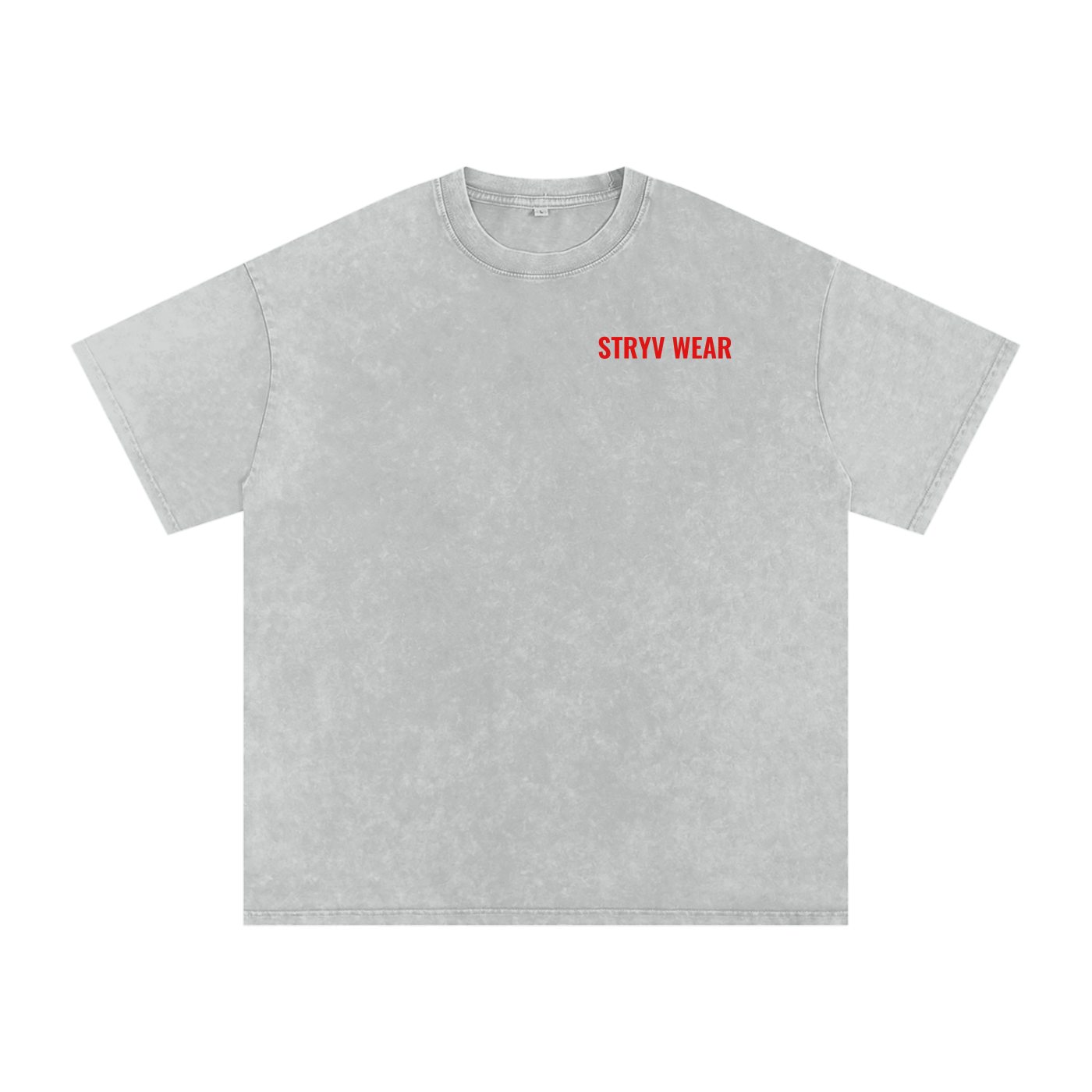 Snow Washed Oversized Cotton T-Shirt - STRYV Wear