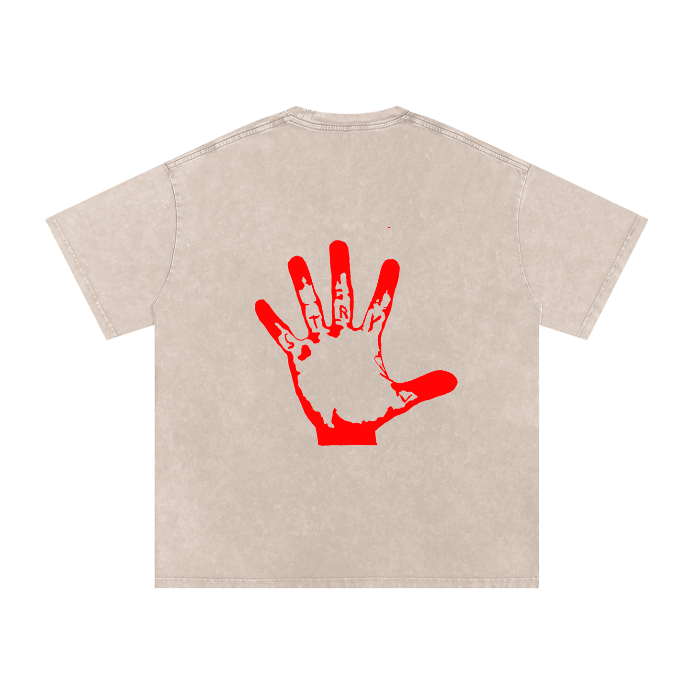 Snow Washed Oversized Cotton T-Shirt - STRYV Wear