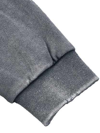 Snow Washed Raw Edge Cropped Sweatshirt - STRYV Wear